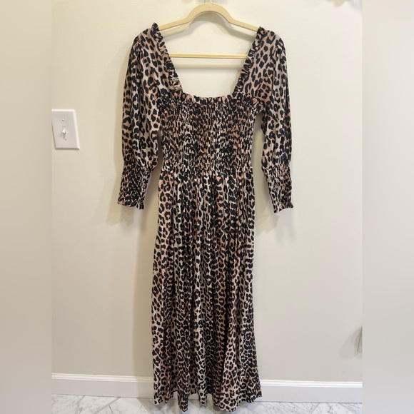 Ganni Leopard Dress - Picture 2 of 9